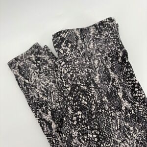 SPANX Faux Leather Snake Print Leggings Pants Women S/P